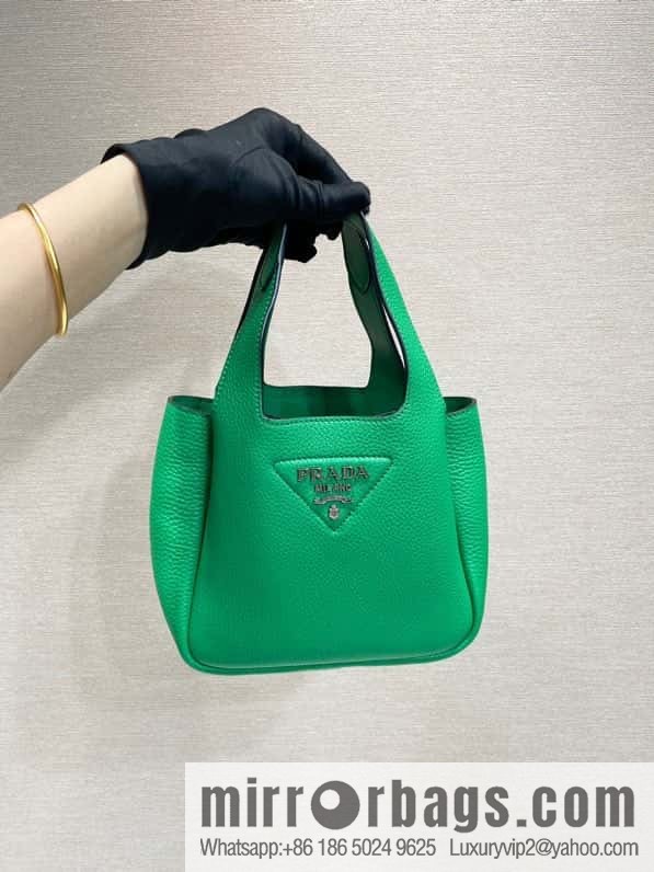 PRADA mini vegetable basket 1BA349 green