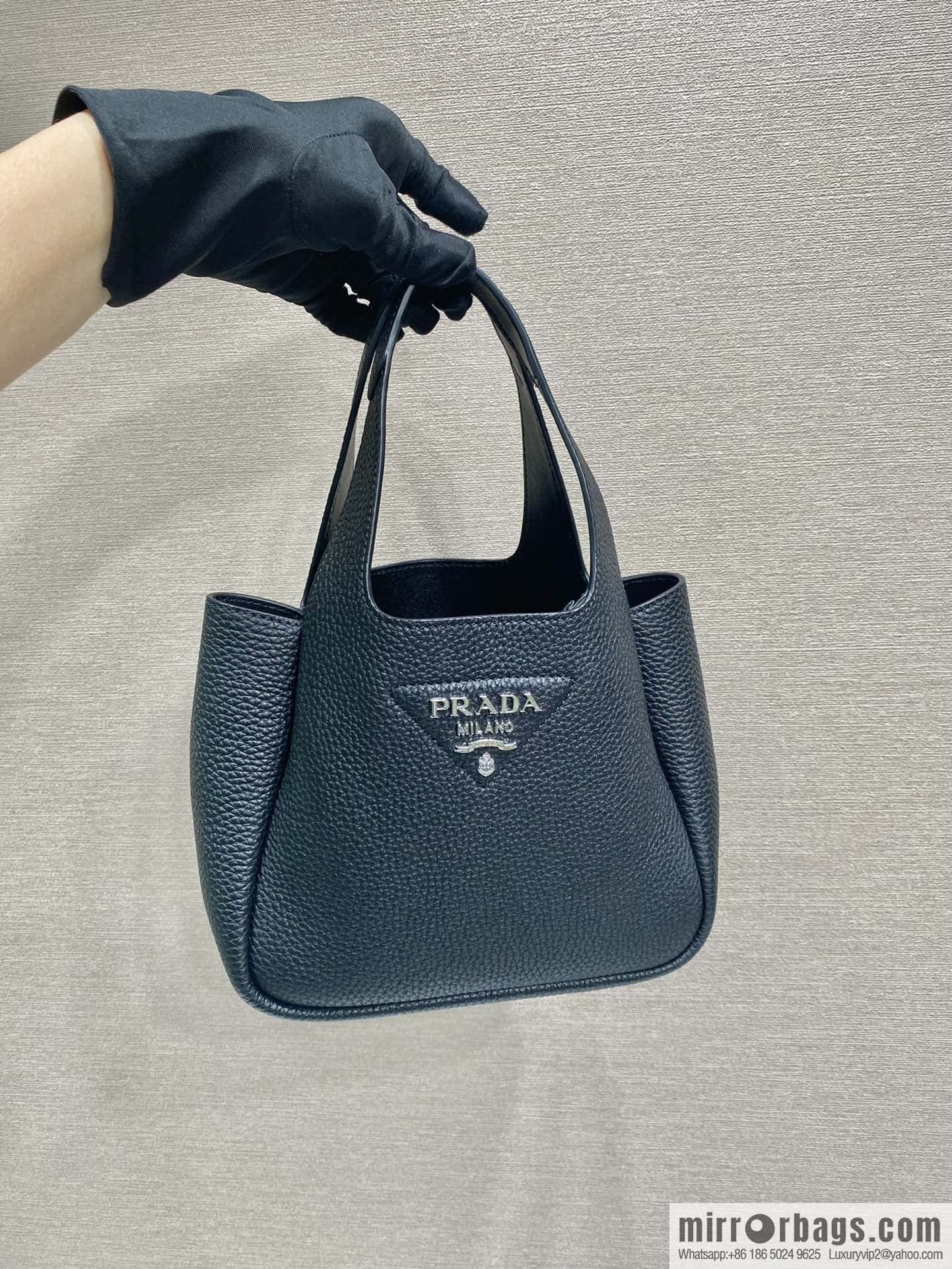PRADA mini vegetable basket 1BA349 black