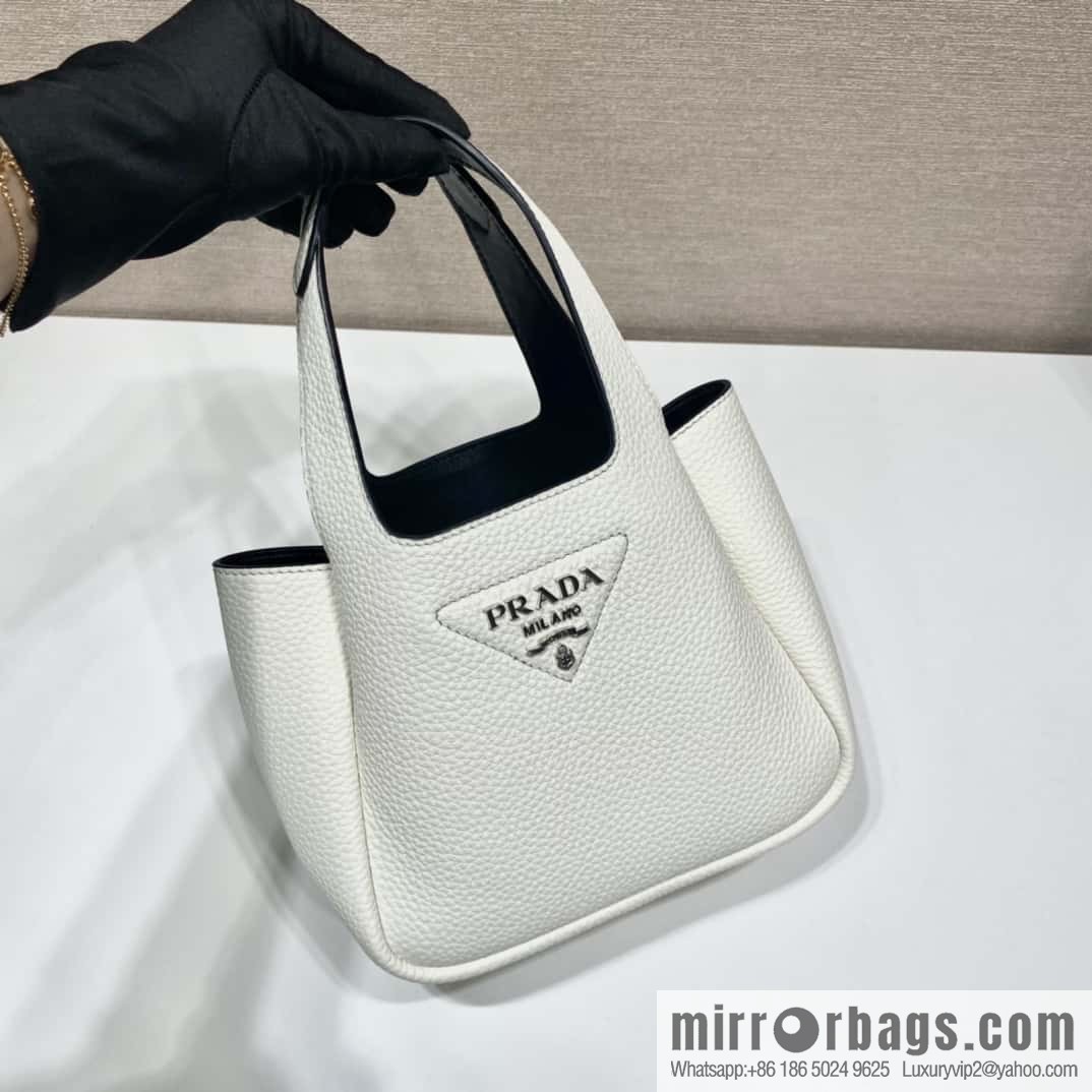 PRADA mini vegetable basket 1BA349 white