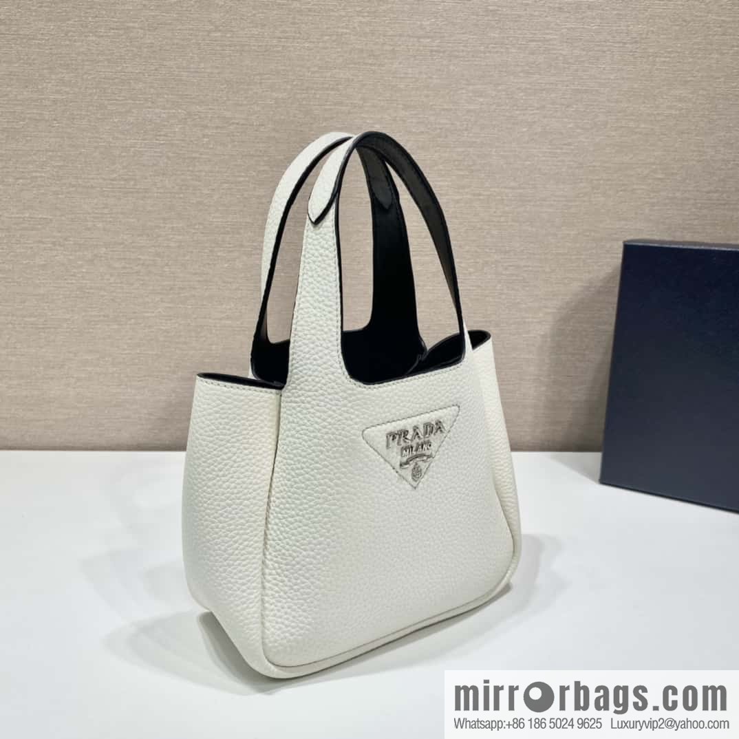 PRADA mini vegetable basket 1BA349 white