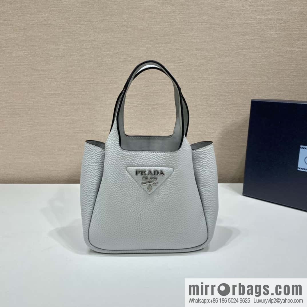 PRADA mini vegetable basket 1BA349 haze blue