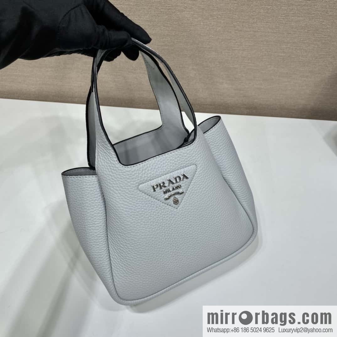 PRADA mini vegetable basket 1BA349 haze blue