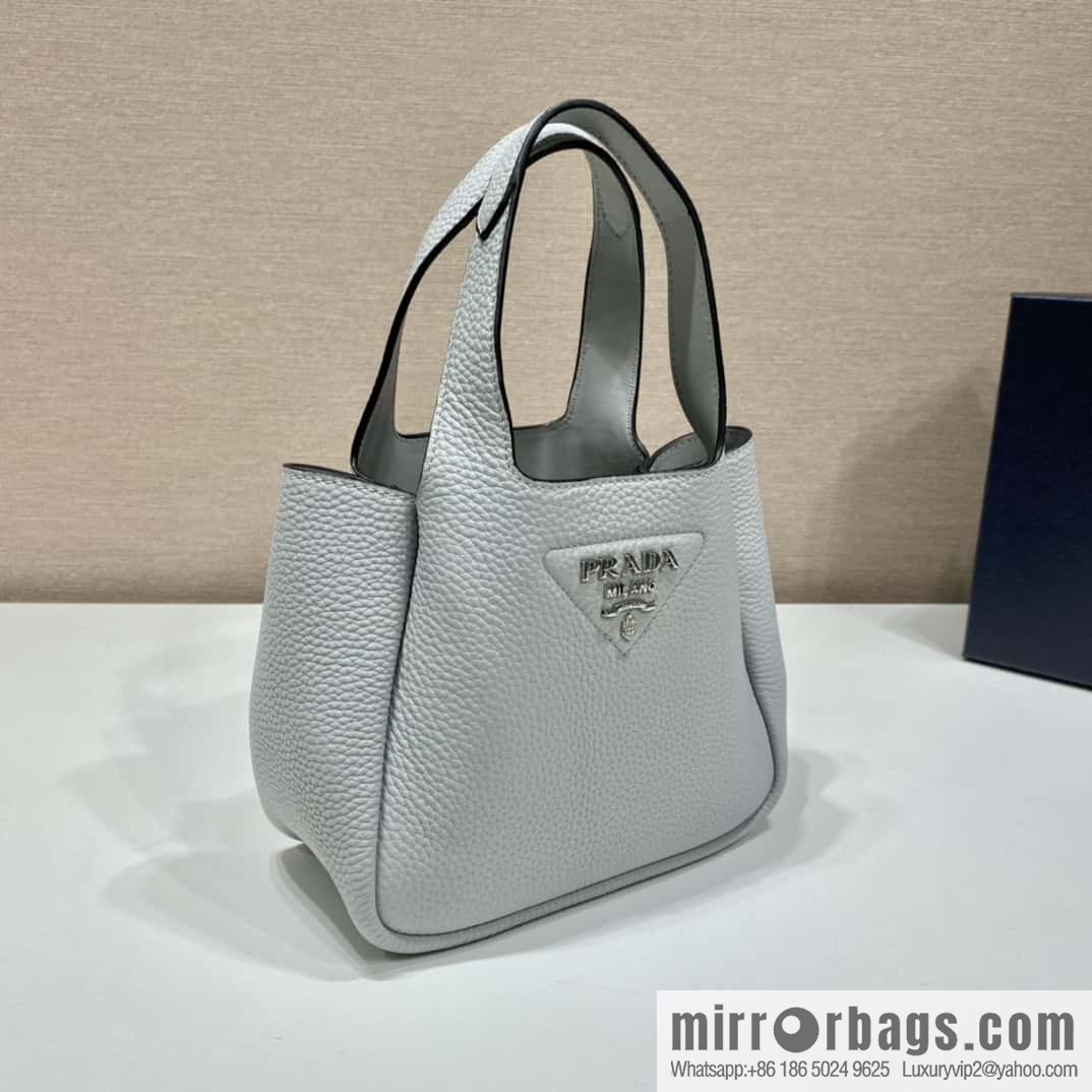 PRADA mini vegetable basket 1BA349 haze blue