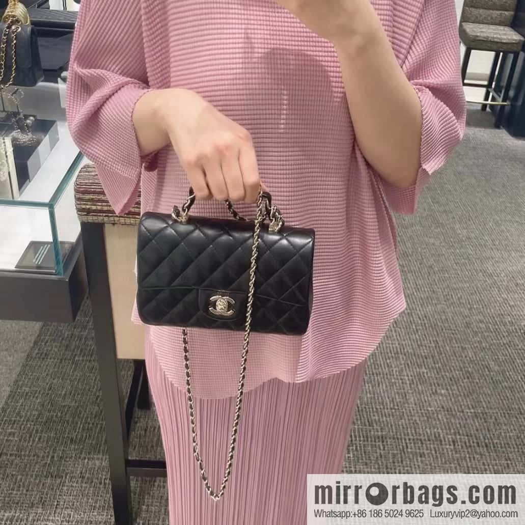 CHANEL classic cf mini handle AS2431