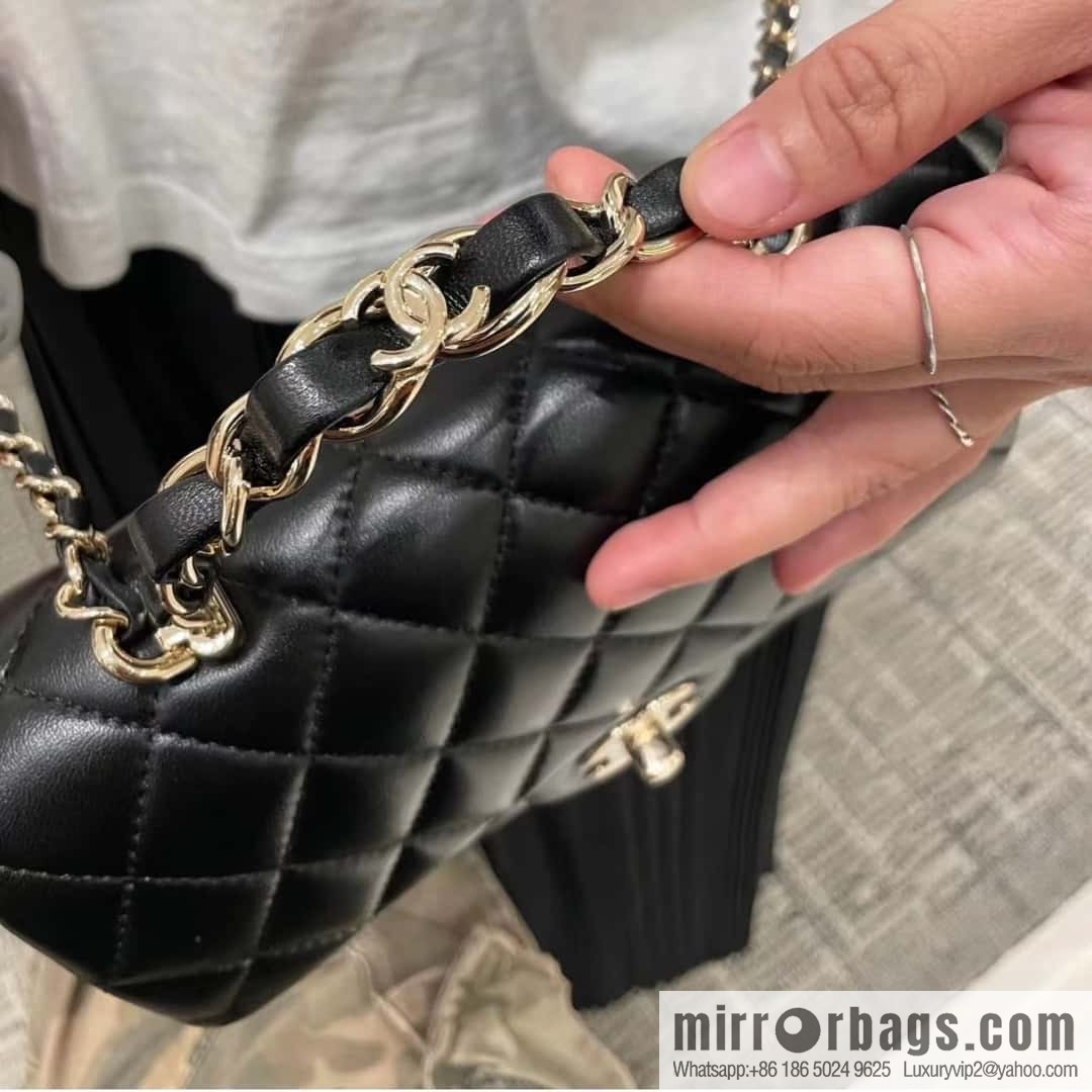 CHANEL classic cf mini handle AS2431