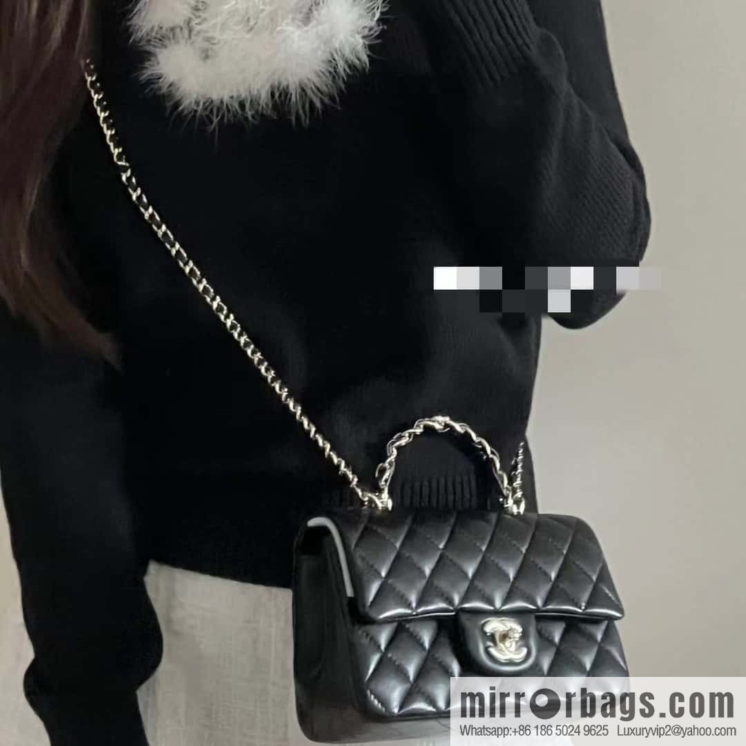 CHANEL classic cf mini handle AS2431