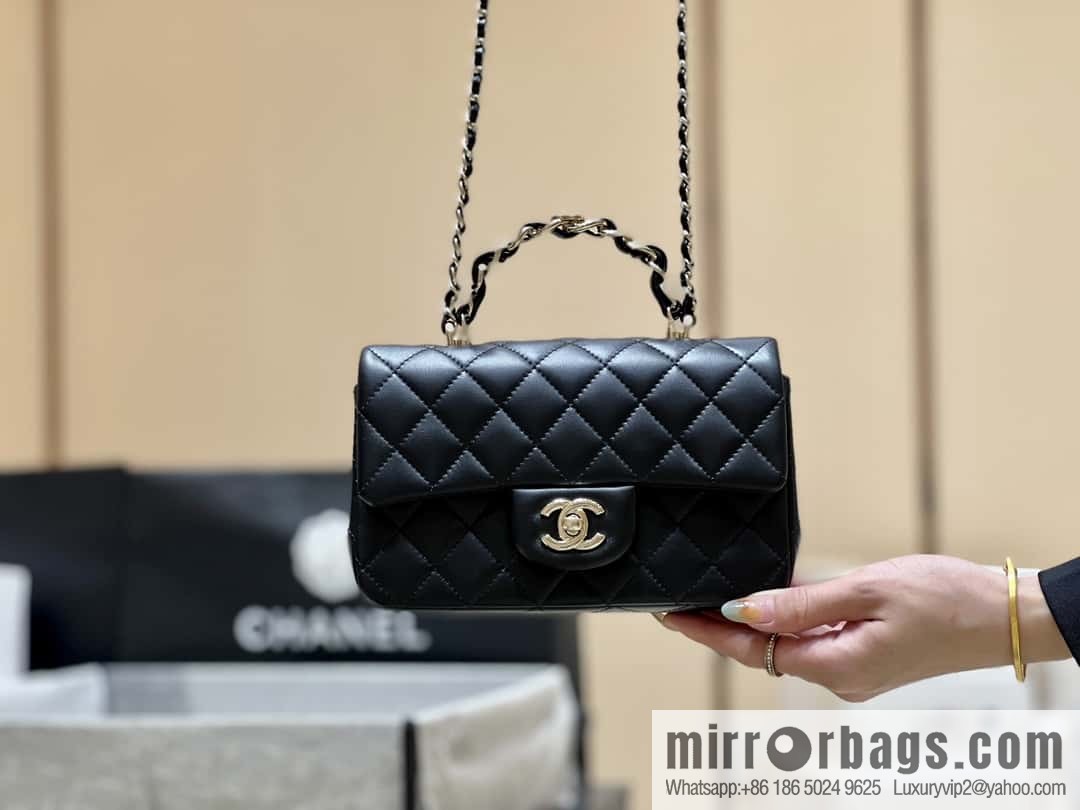 CHANEL classic cf mini handle AS2431