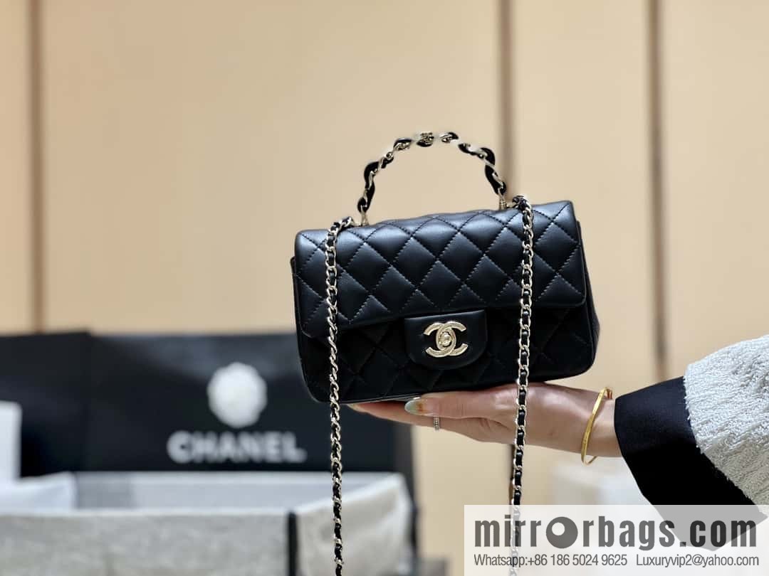 CHANEL classic cf mini handle AS2431