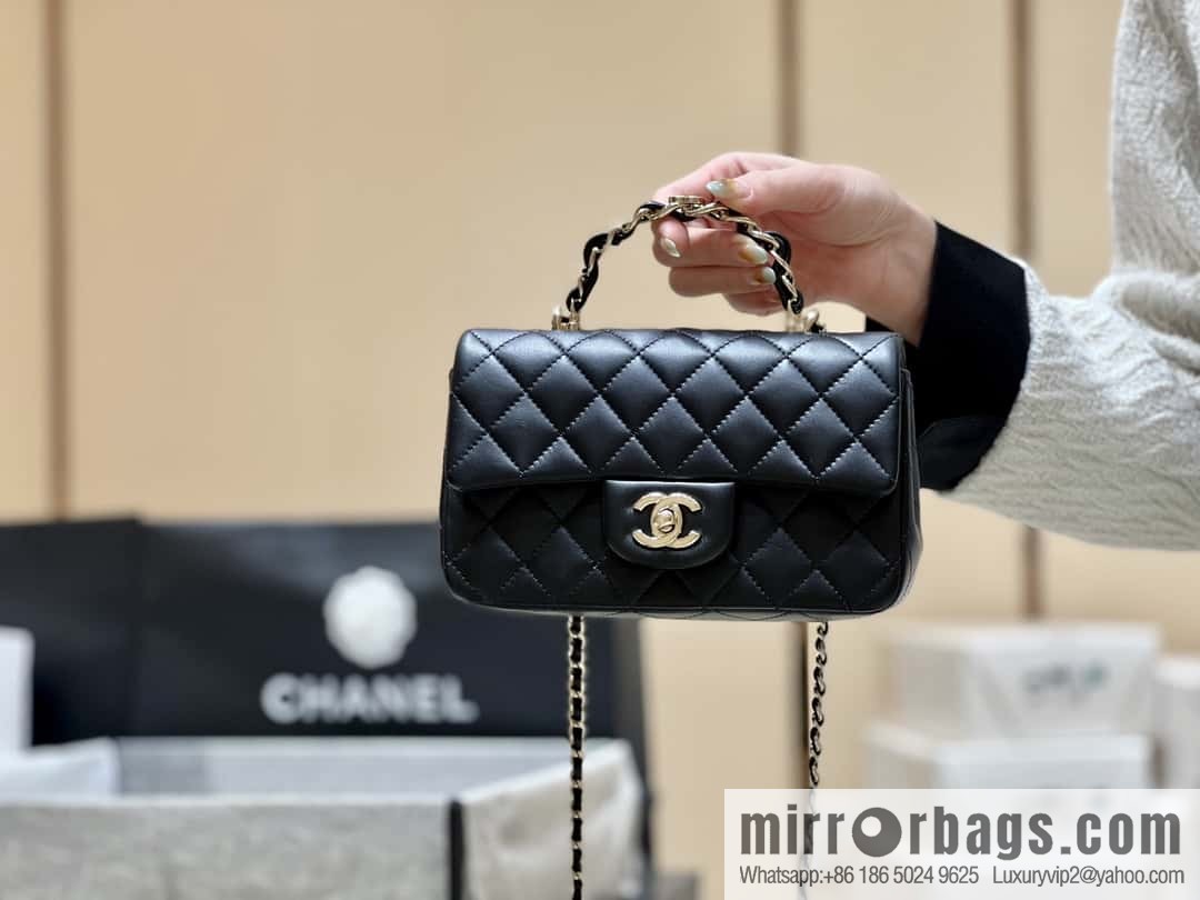 CHANEL classic cf mini handle AS2431