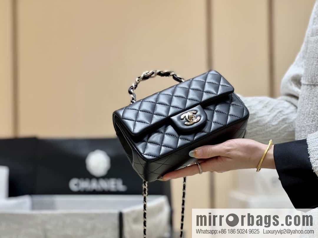 CHANEL classic cf mini handle AS2431