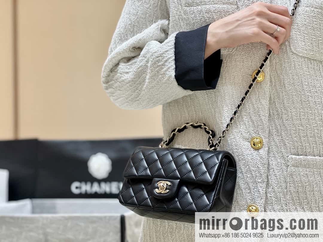 CHANEL classic cf mini handle AS2431