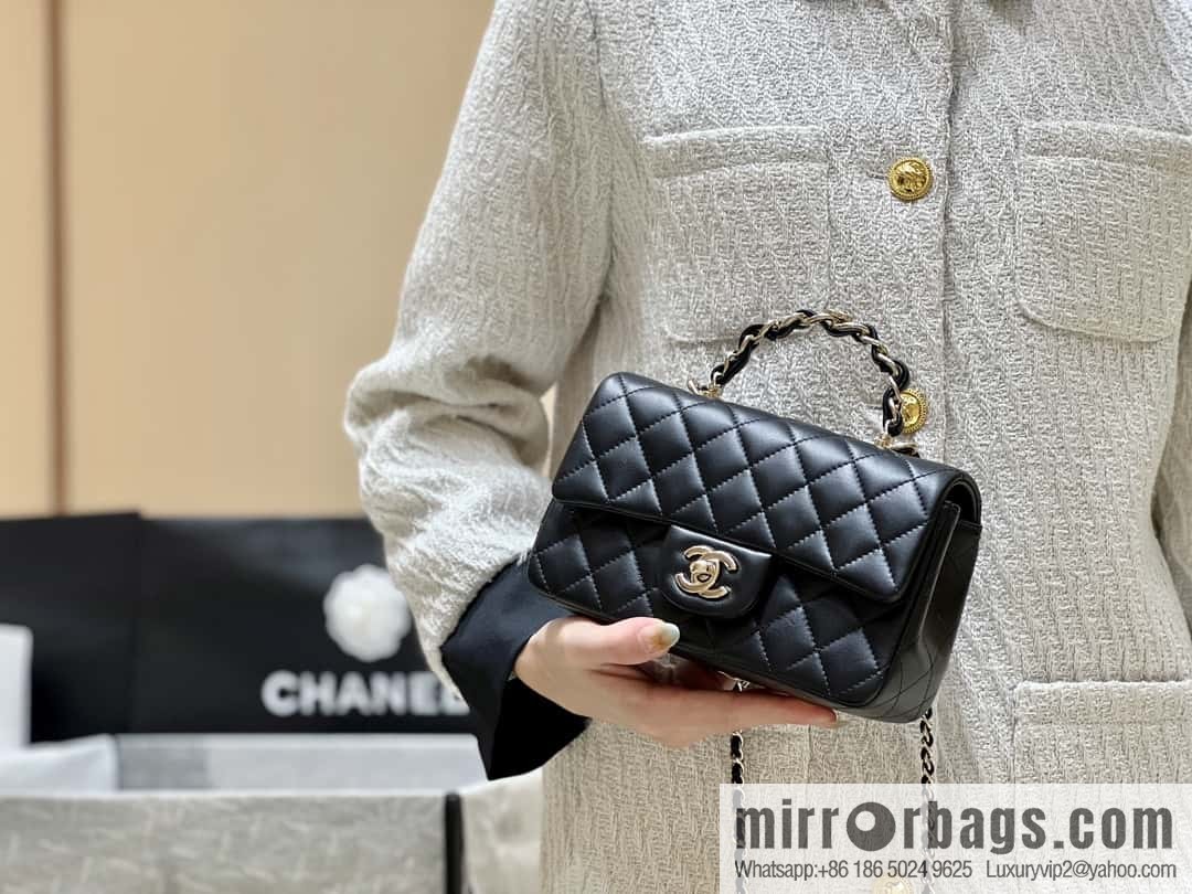 CHANEL classic cf mini handle AS2431