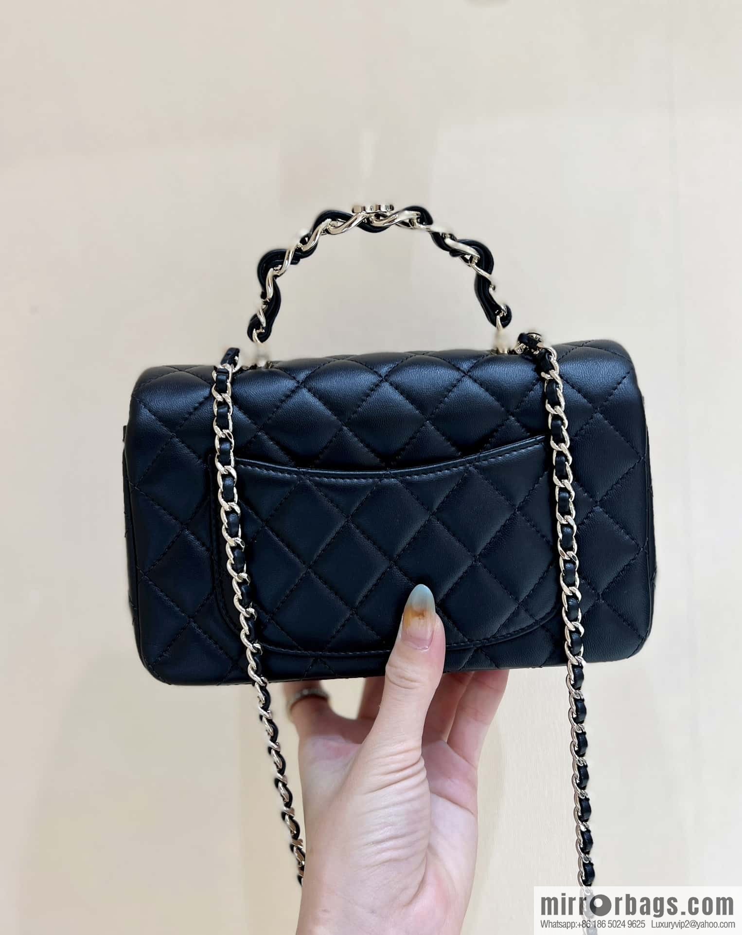 CHANEL classic cf mini handle AS2431