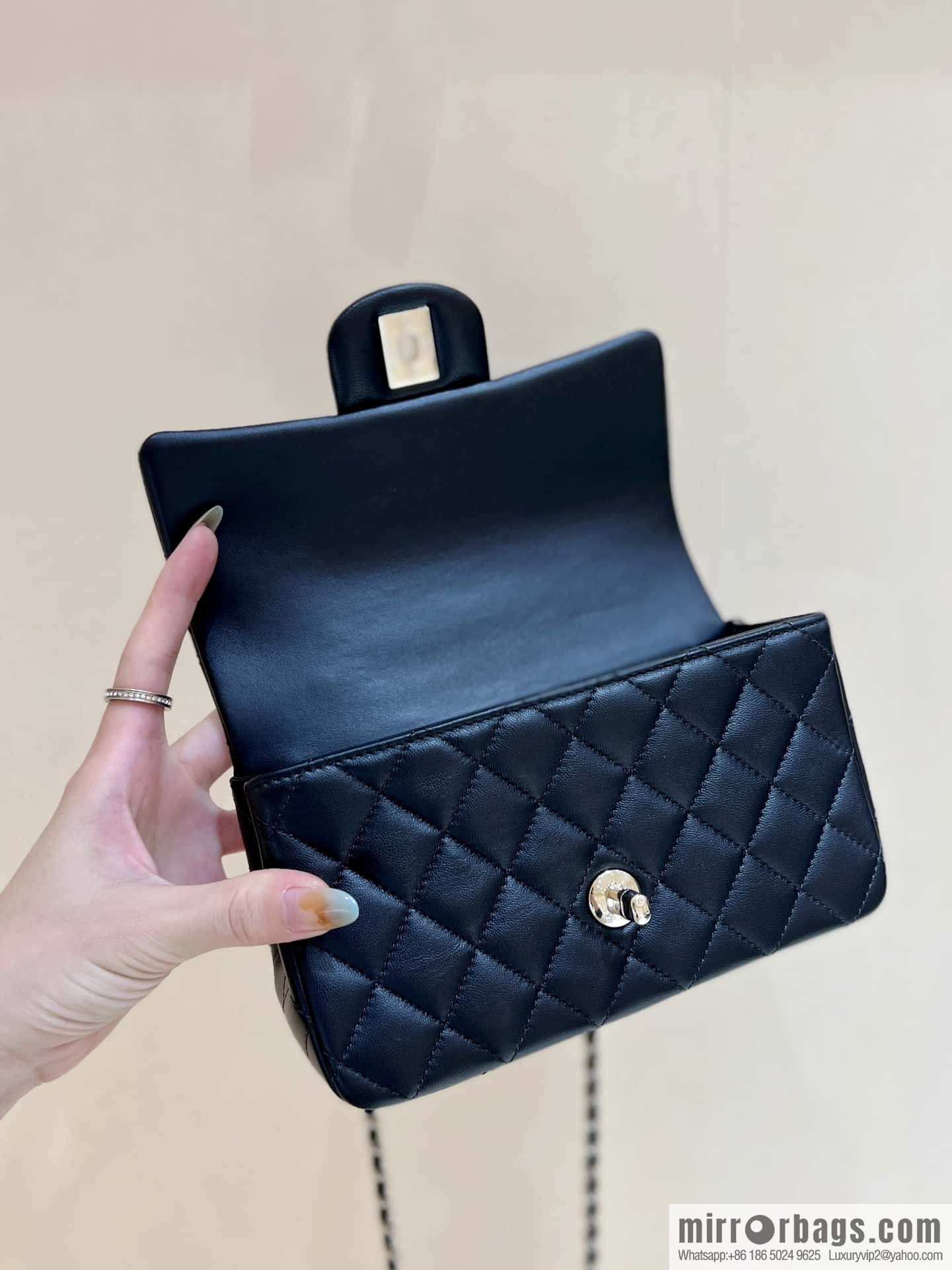 CHANEL classic cf mini handle AS2431