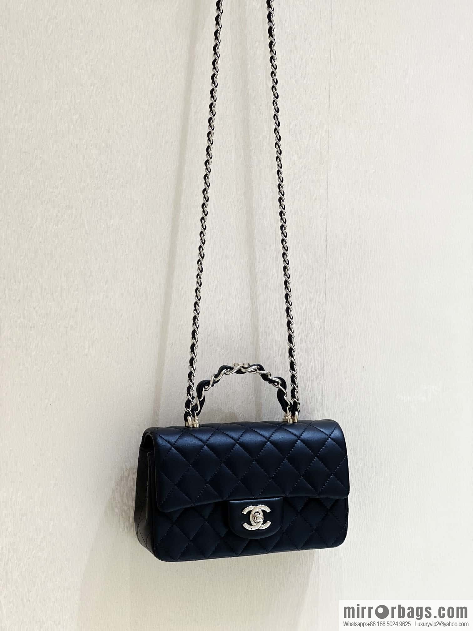 CHANEL classic cf mini handle AS2431