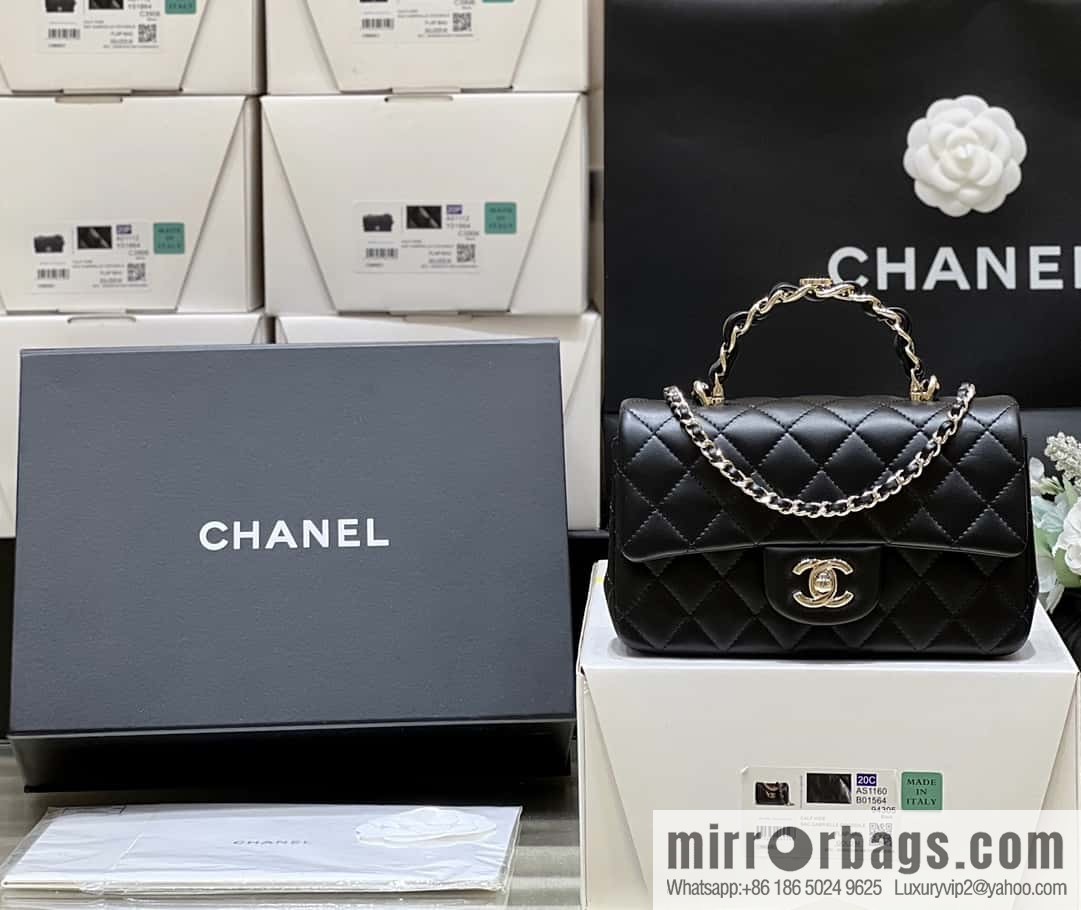 CHANEL classic cf mini handle AS2431