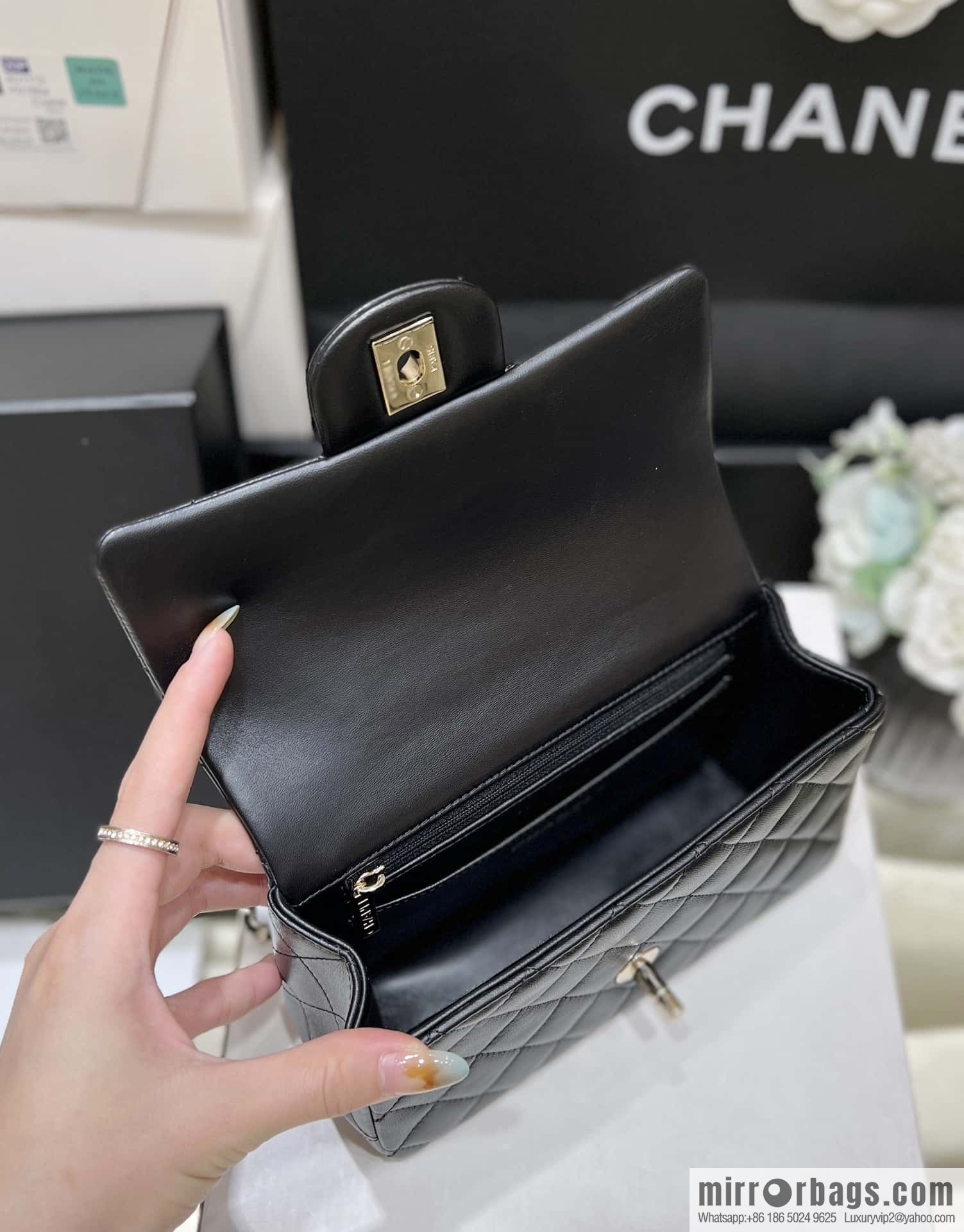 CHANEL classic cf mini handle AS2431
