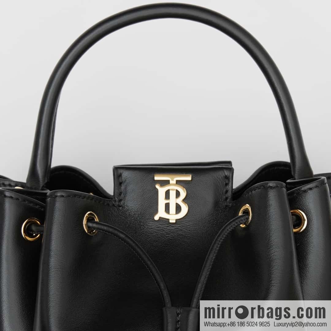 Burberry Burberry three-dimensional bucket bag black