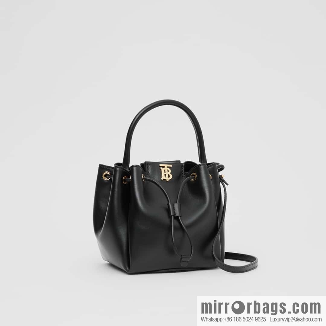 Burberry Burberry three-dimensional bucket bag black