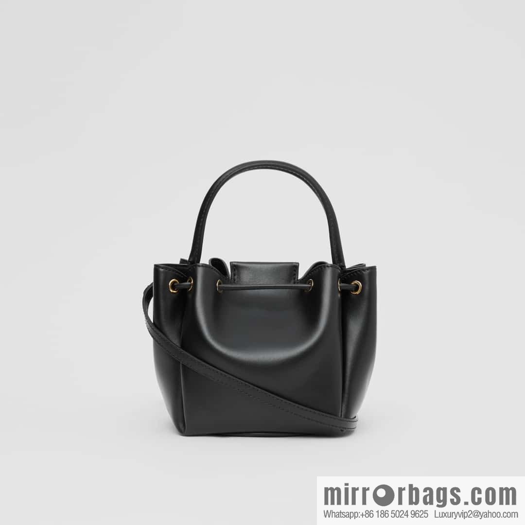 Burberry Burberry three-dimensional bucket bag black