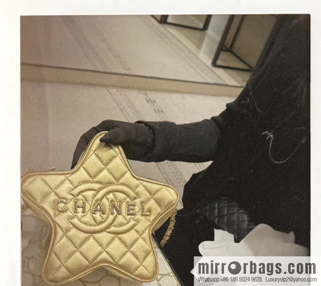 CHANEL 24C early spring vacation series limited edition star bag AS4579 gold