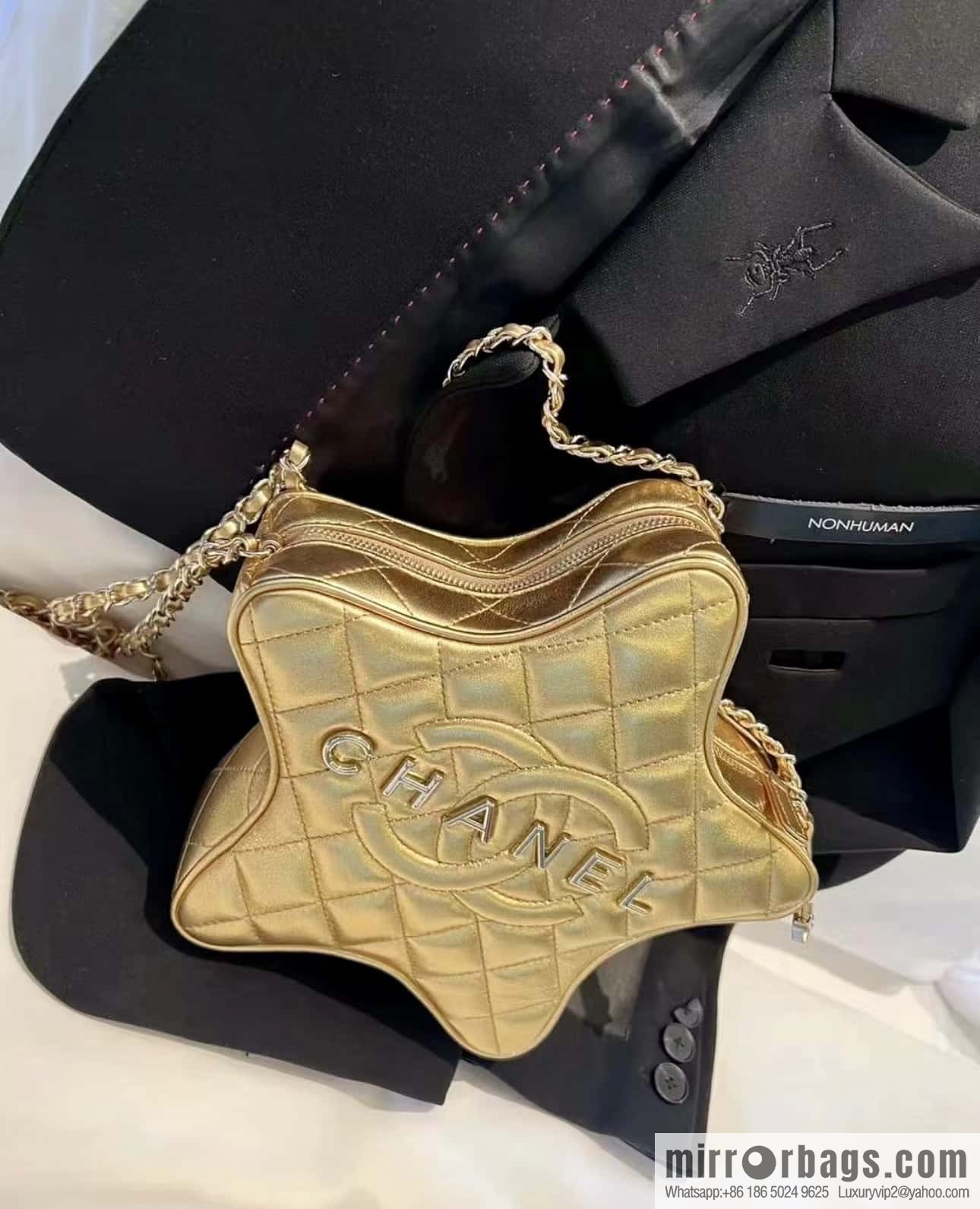CHANEL 24C early spring vacation series limited edition star bag AS4579 gold