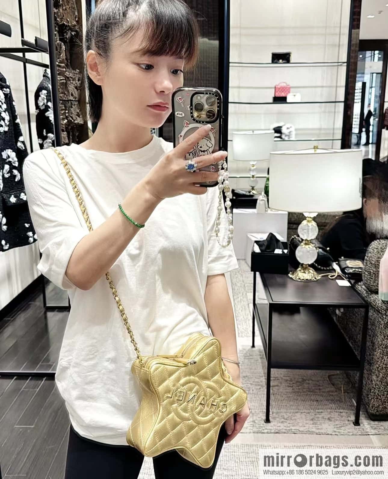 CHANEL 24C early spring vacation series limited edition star bag AS4579 gold