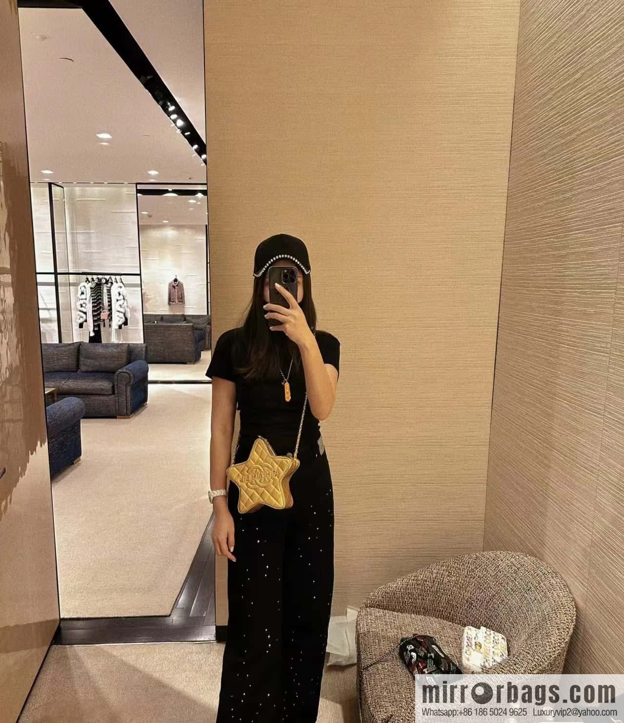 CHANEL 24C early spring vacation series limited edition star bag AS4579 gold