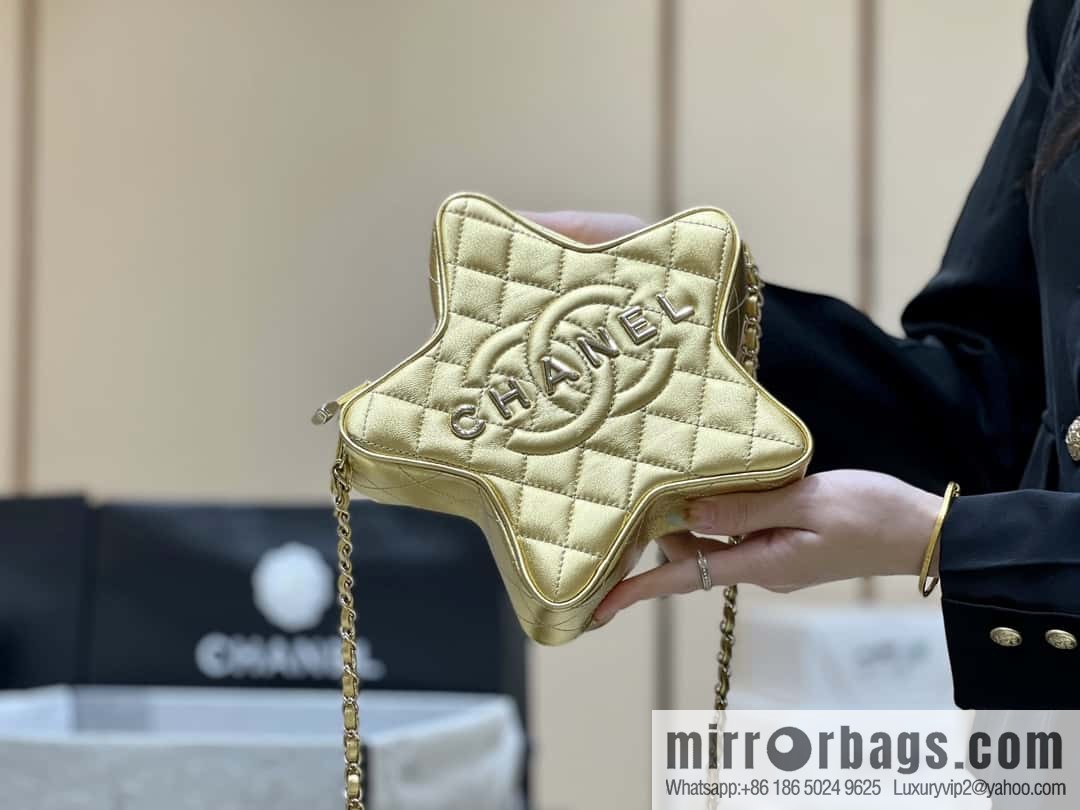 CHANEL 24C early spring vacation series limited edition star bag AS4579 gold