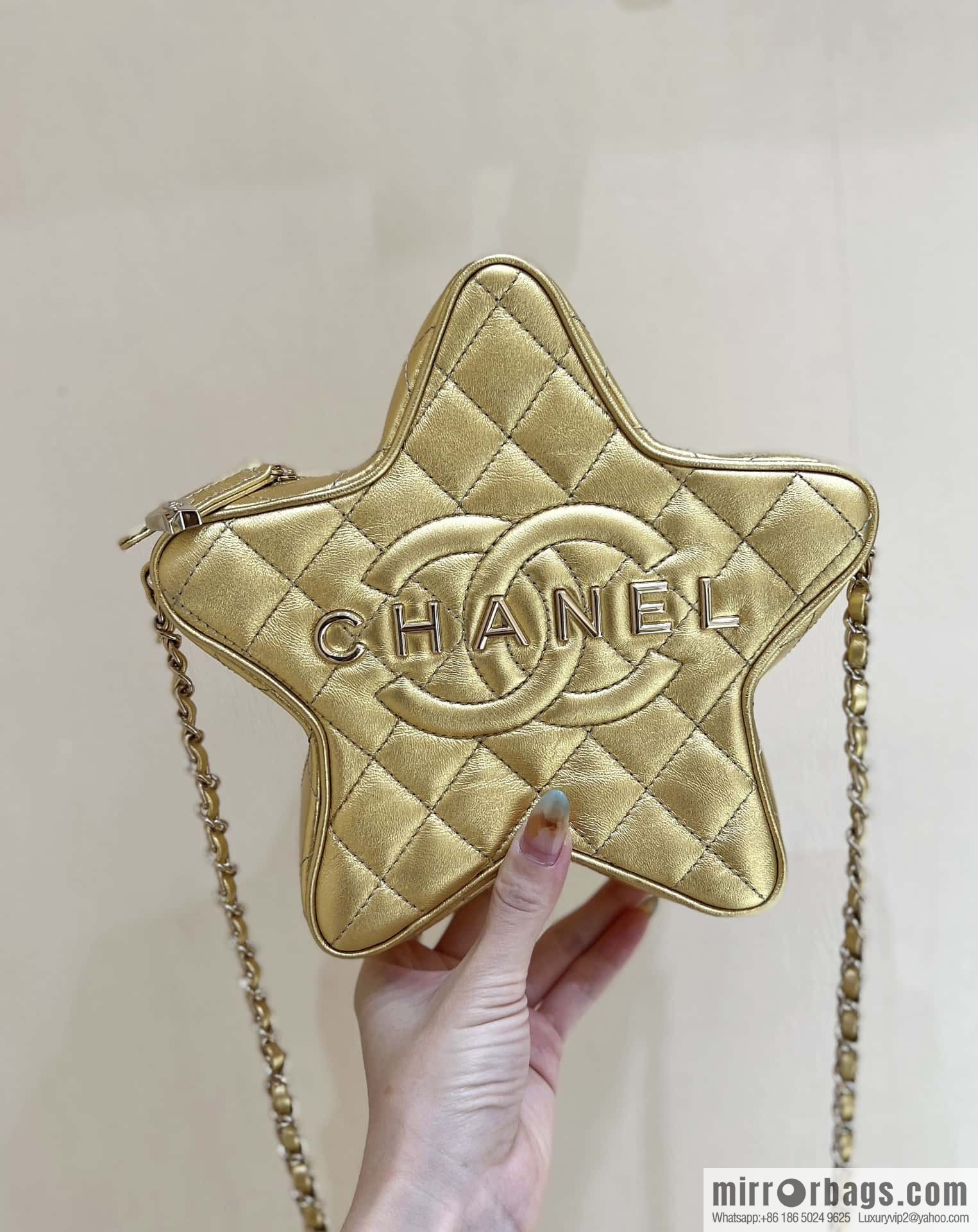 CHANEL 24C early spring vacation series limited edition star bag AS4579 gold