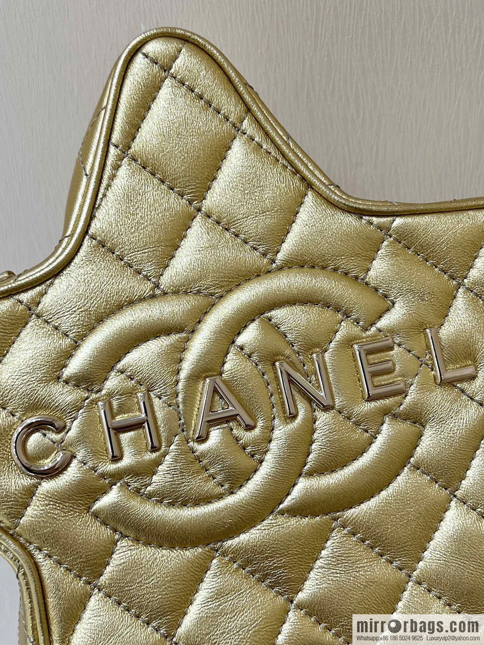 CHANEL 24C early spring vacation series limited edition star bag AS4579 gold