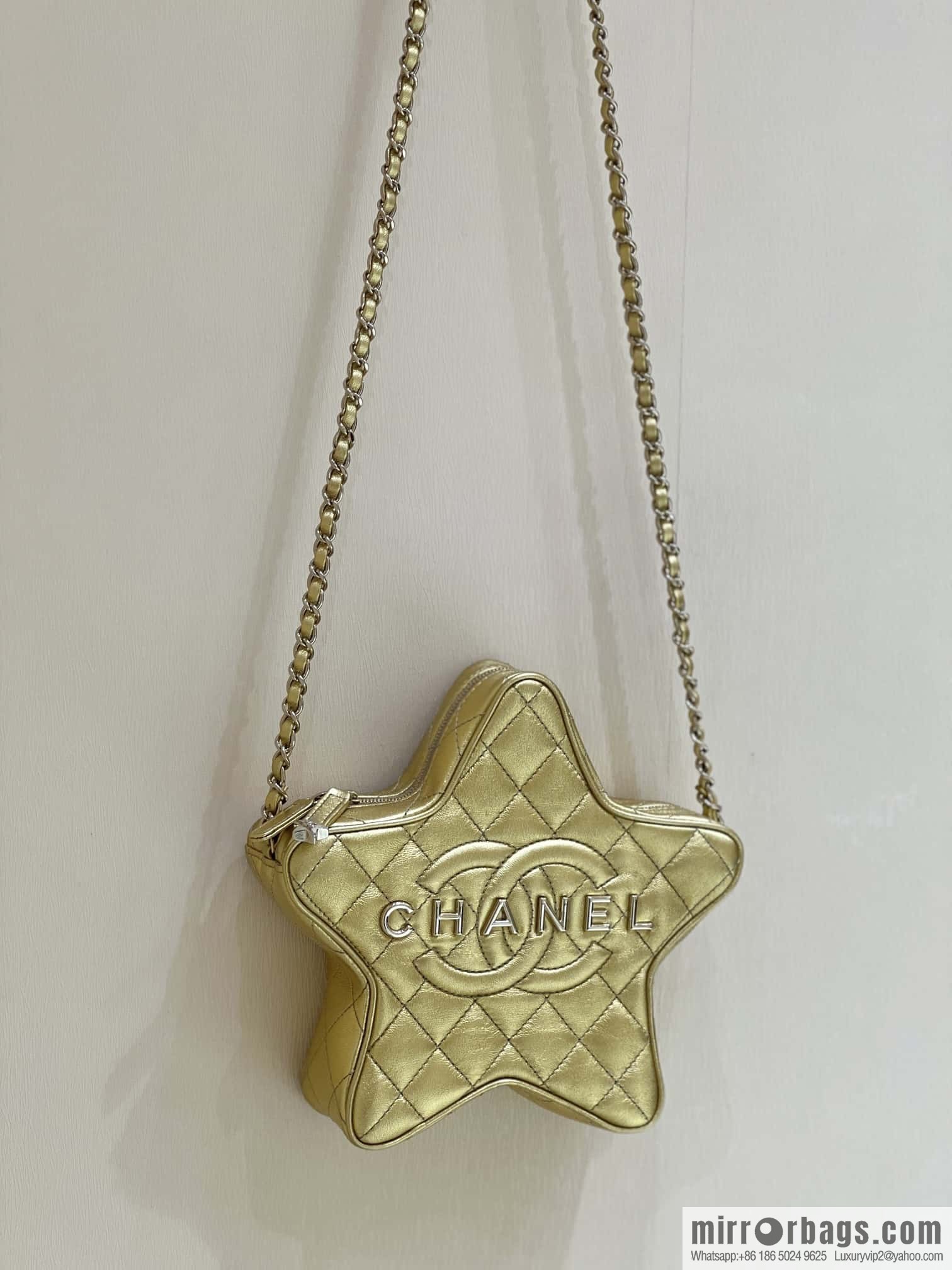 CHANEL 24C early spring vacation series limited edition star bag AS4579 gold