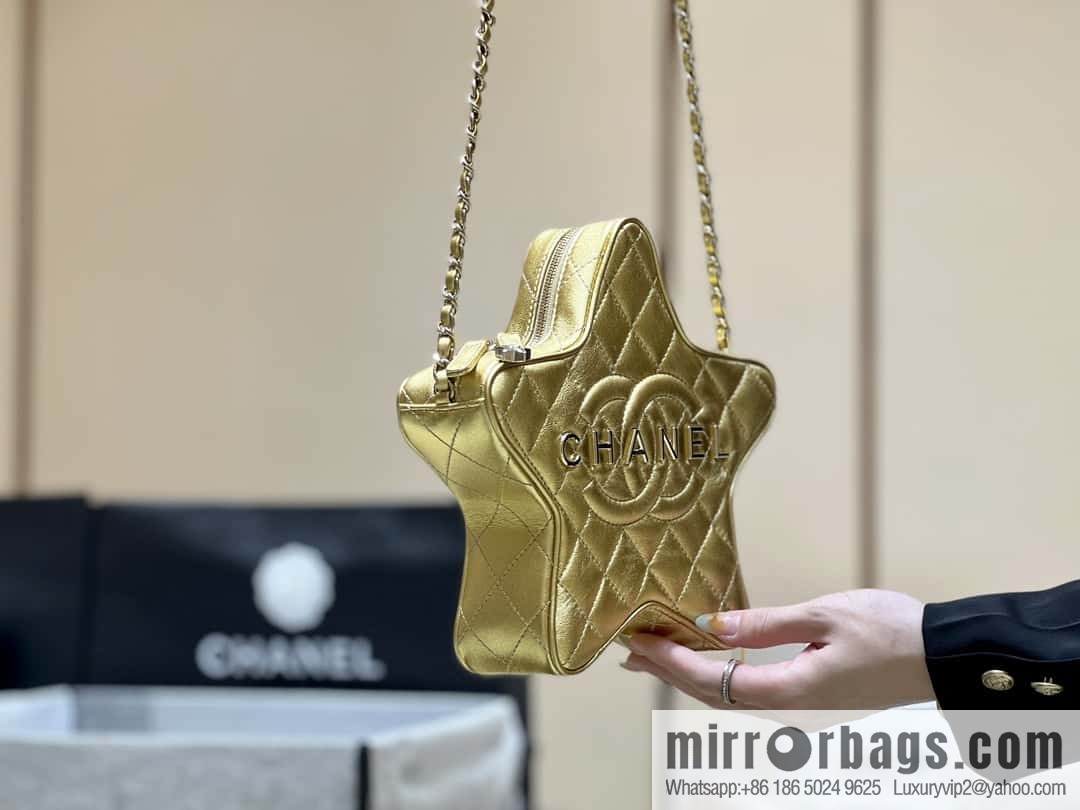 CHANEL 24C early spring vacation series limited edition star bag AS4579 gold