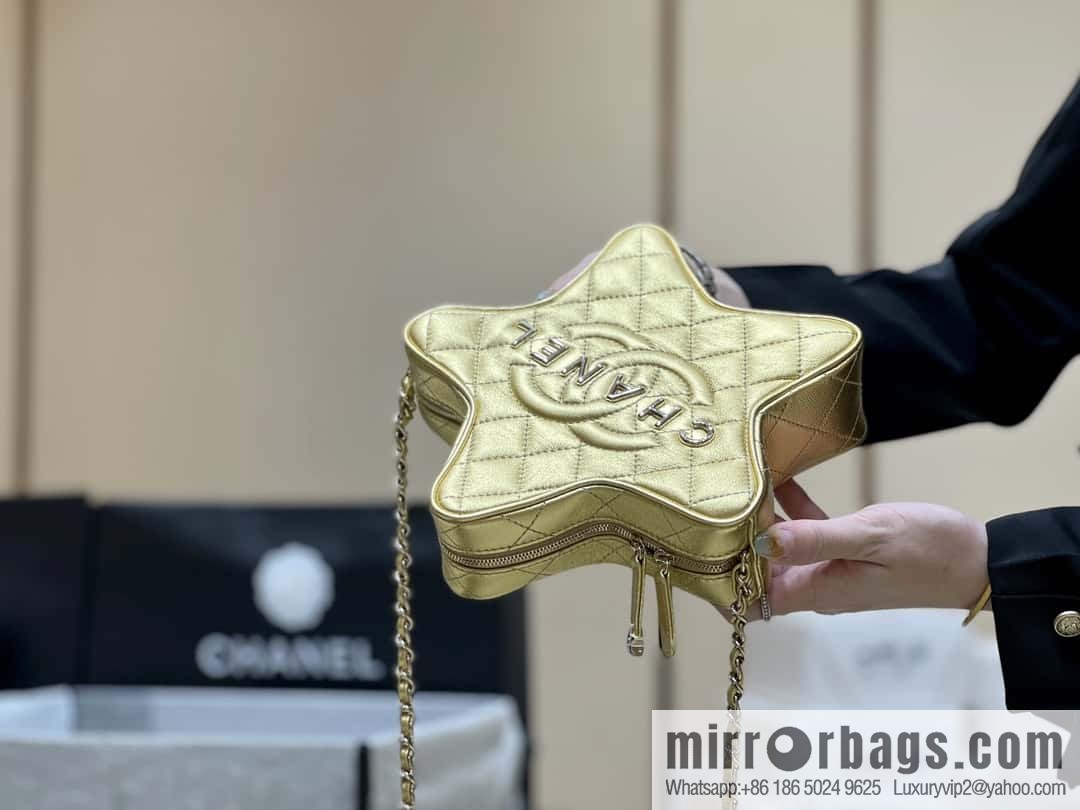 CHANEL 24C early spring vacation series limited edition star bag AS4579 gold