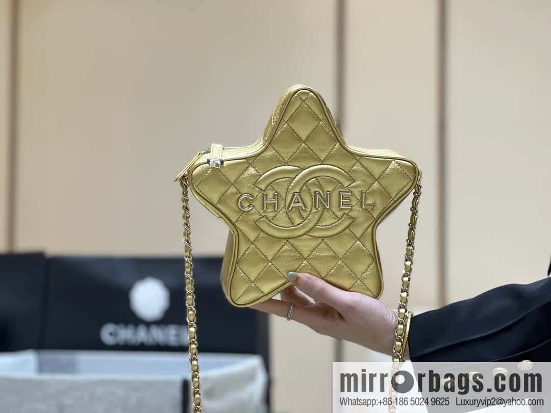CHANEL 24C early spring vacation series limited edition star bag AS4579 gold