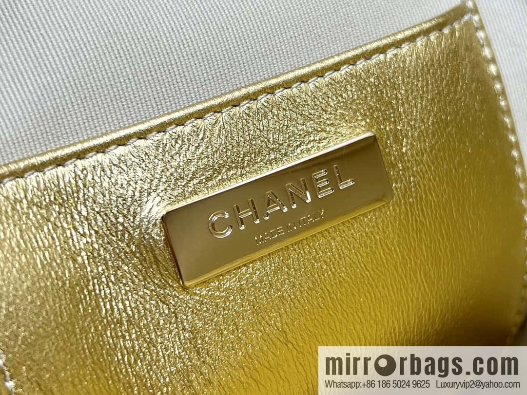 CHANEL 24C early spring vacation series limited edition star bag AS4579 gold