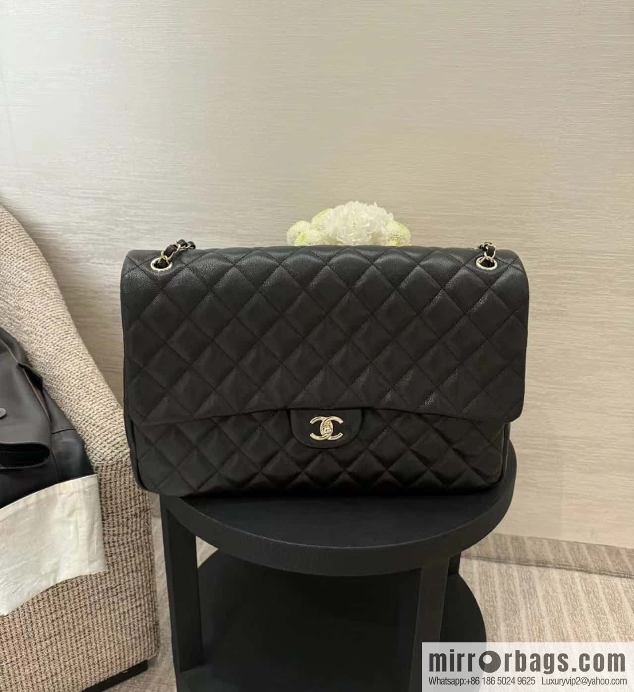 CHANEL 24C early spring vacation series explosive oversized CF airport big bag AS4661