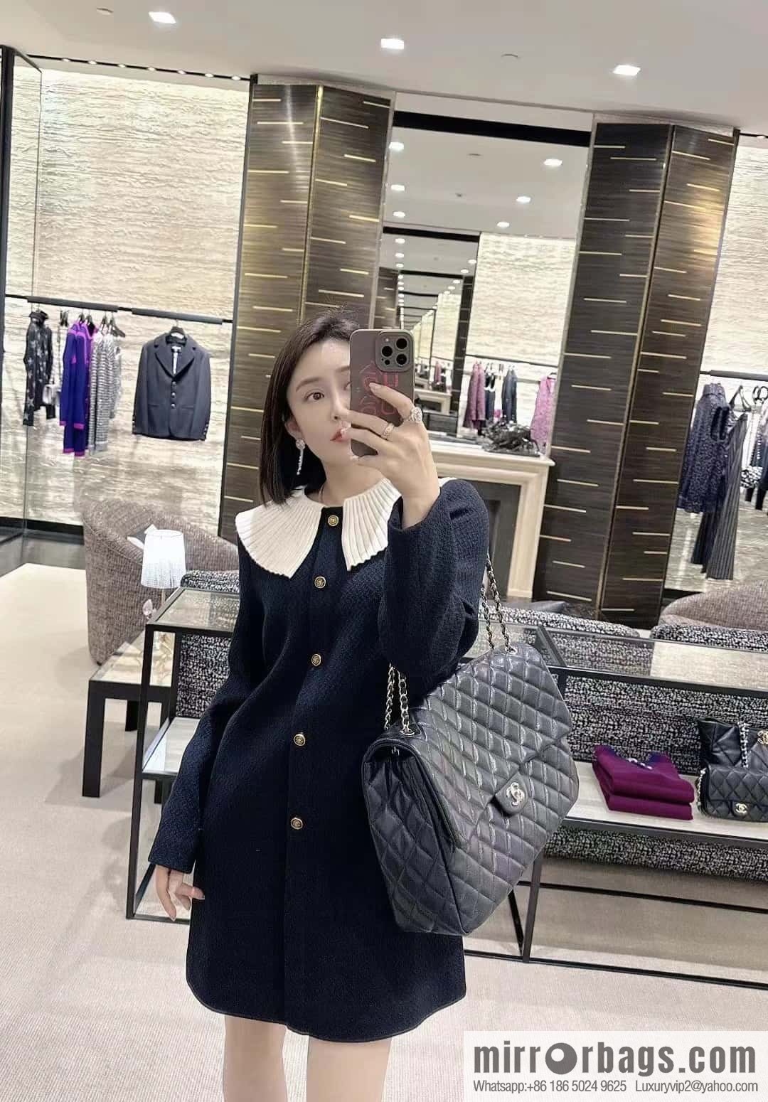 CHANEL 24C early spring vacation series explosive oversized CF airport big bag AS4661