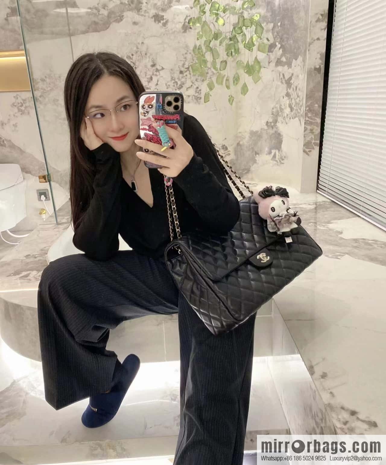 CHANEL 24C early spring vacation series explosive oversized CF airport big bag AS4661