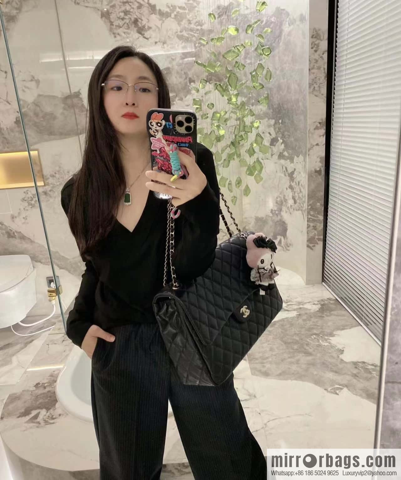 CHANEL 24C early spring vacation series explosive oversized CF airport big bag AS4661
