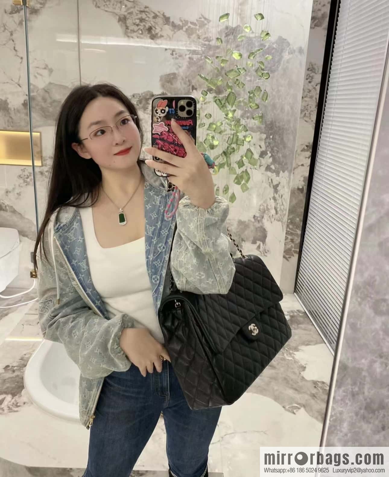 CHANEL 24C early spring vacation series explosive oversized CF airport big bag AS4661