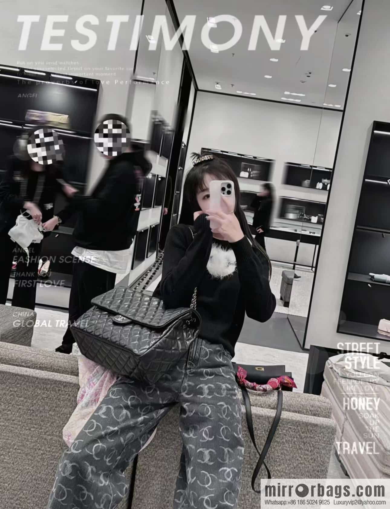 CHANEL 24C early spring vacation series explosive oversized CF airport big bag AS4661