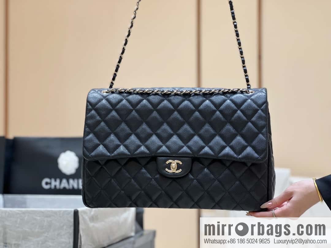 CHANEL 24C early spring vacation series explosive oversized CF airport big bag AS4661