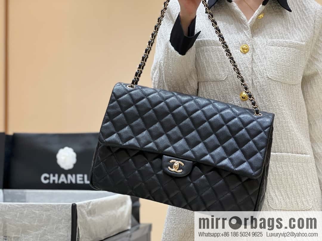 CHANEL 24C early spring vacation series explosive oversized CF airport big bag AS4661