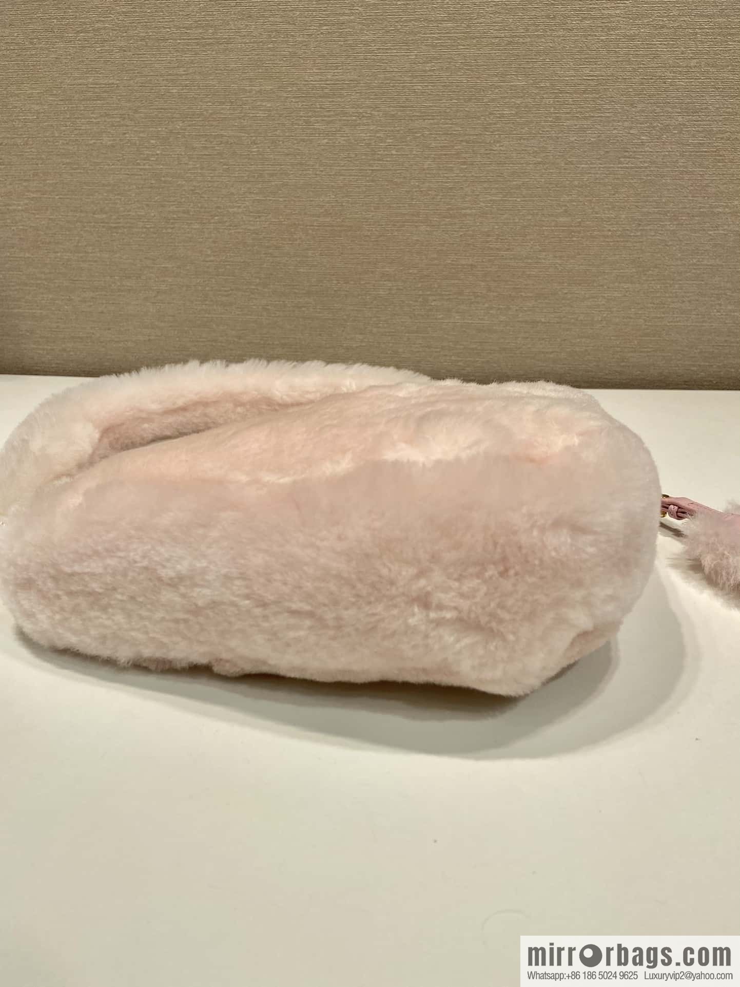 PRADA Prada triangle hair bag 🎉 1NQ044 new goat hair