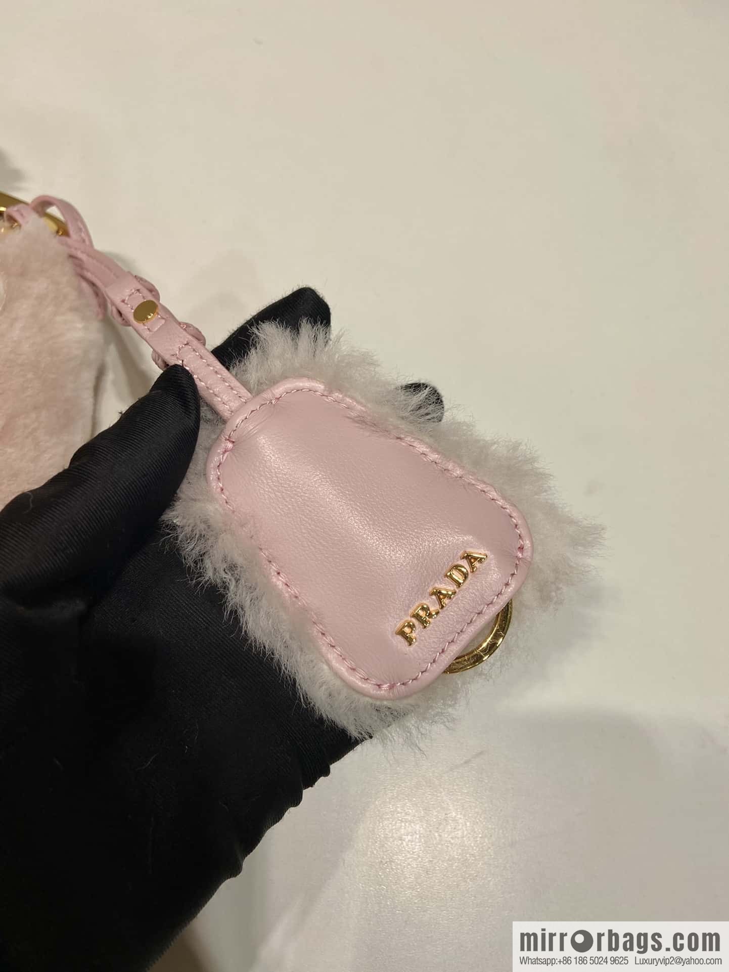 PRADA Prada triangle hair bag 🎉 1NQ044 new goat hair