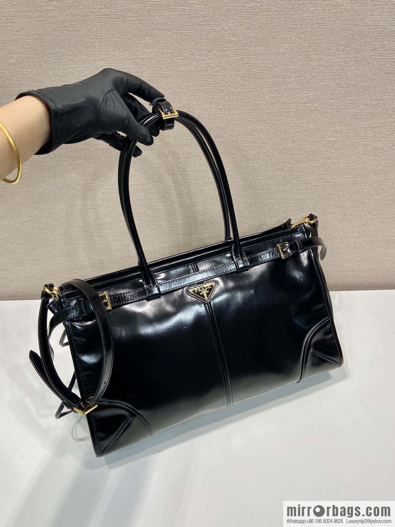 PRADA LusSolf oil wax leather crossbody bag 🎉 1BA433 large
