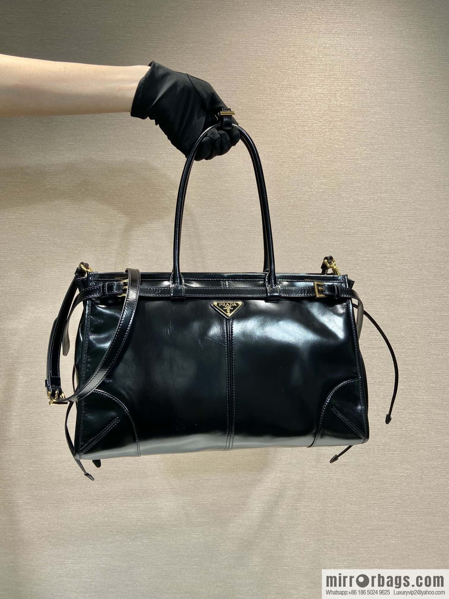 PRADA LusSolf oil wax leather crossbody bag 🎉 1BA433 large