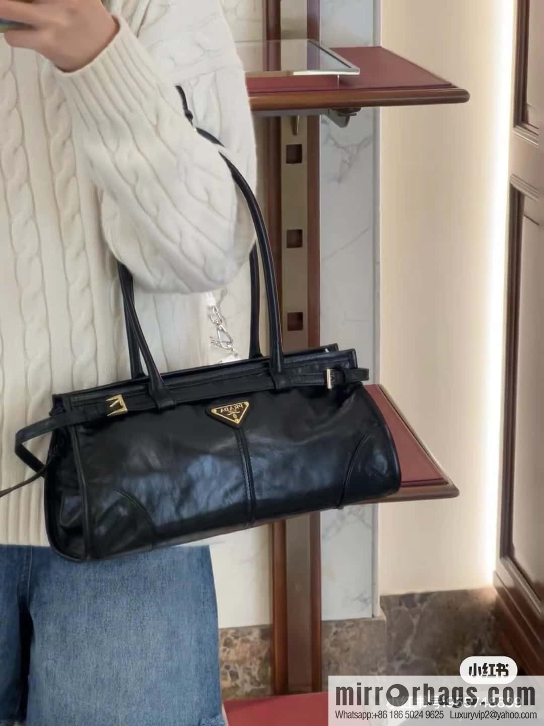 PRADA LusSolf oil wax leather crossbody bag 🎉 1BA426S