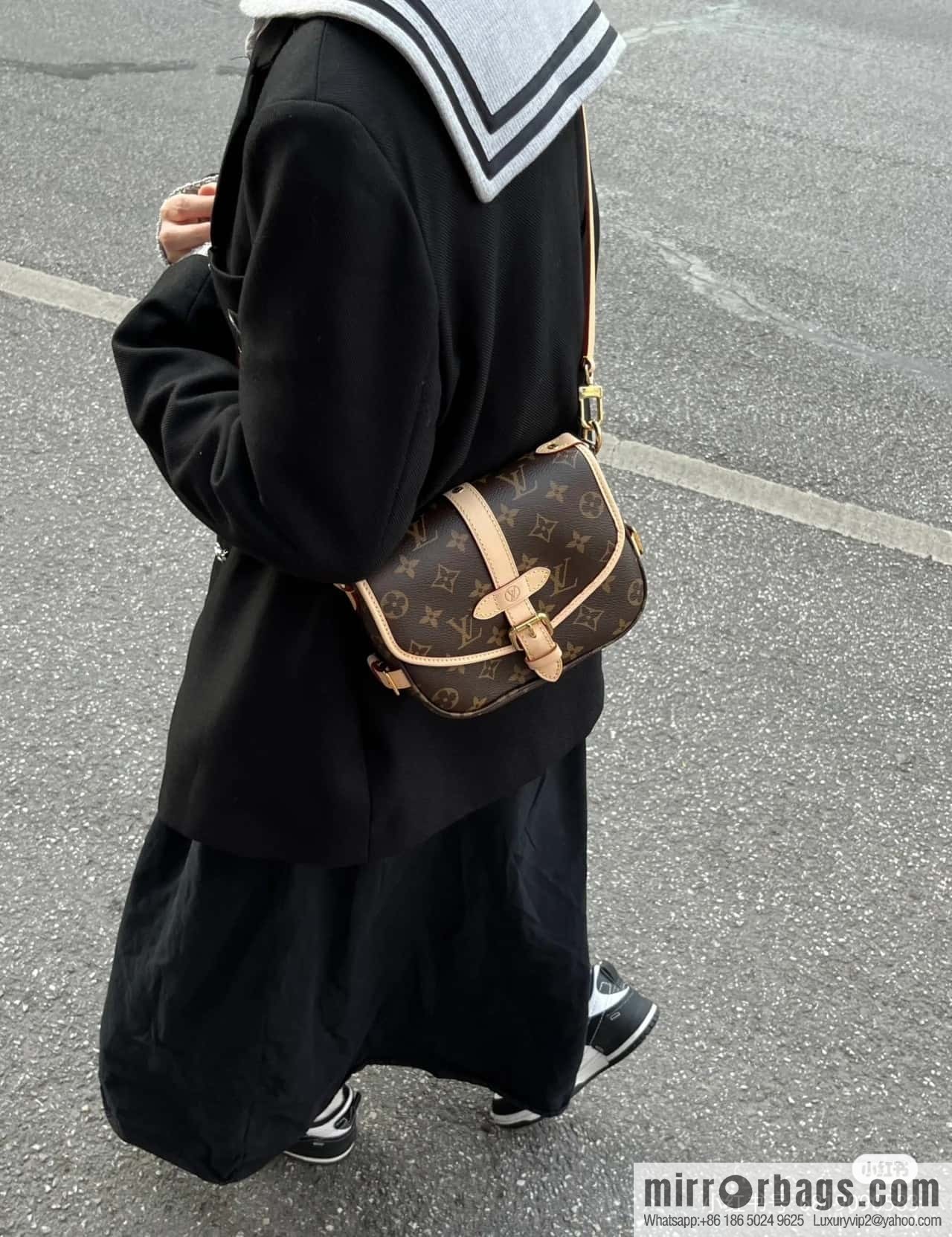 LV M46740 SAUMUR BB Gemini series handbag